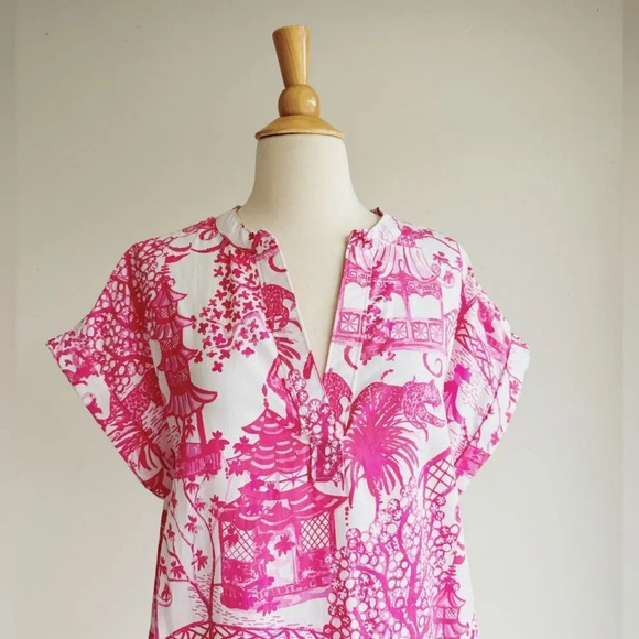 JAYES STUDIO | Garden Party Sateen Day Dress | S (6-8) - Picture 3 of 7